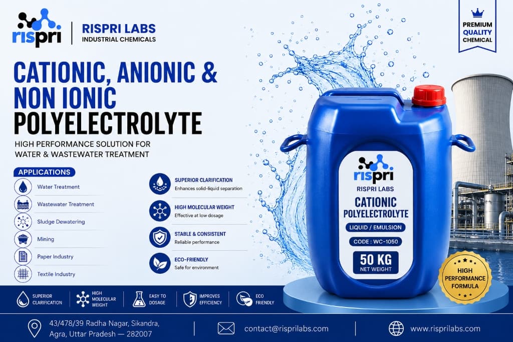 Cationic, Anionic & Non-Ionic Polyelectrolyte (WC-1050)